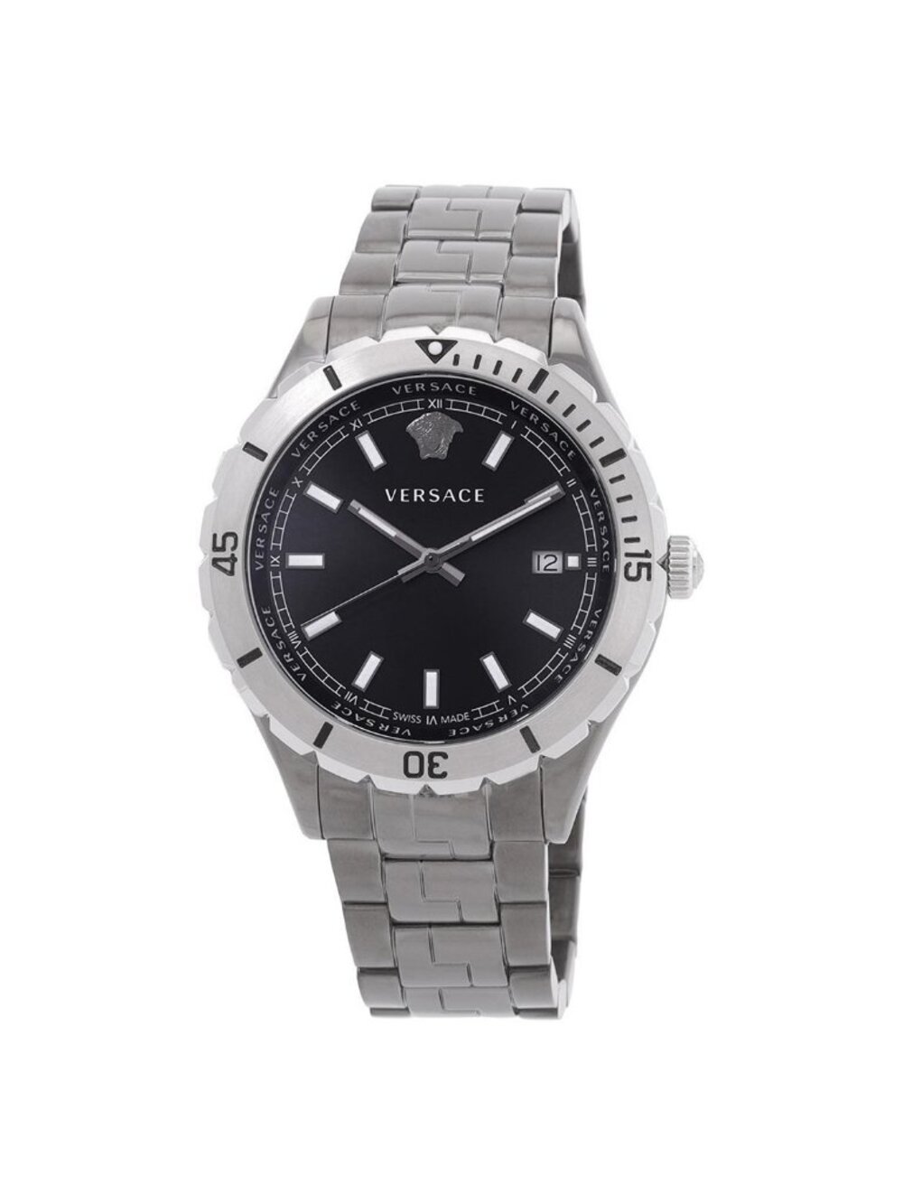 NWT Versus By Versace Quartz Black Dial Men's Watch